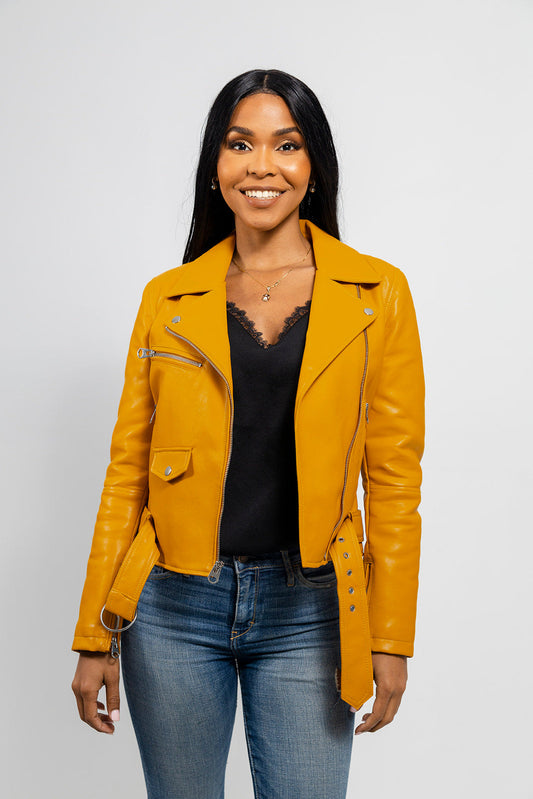 Remy Vegan Faux Leather Jacket