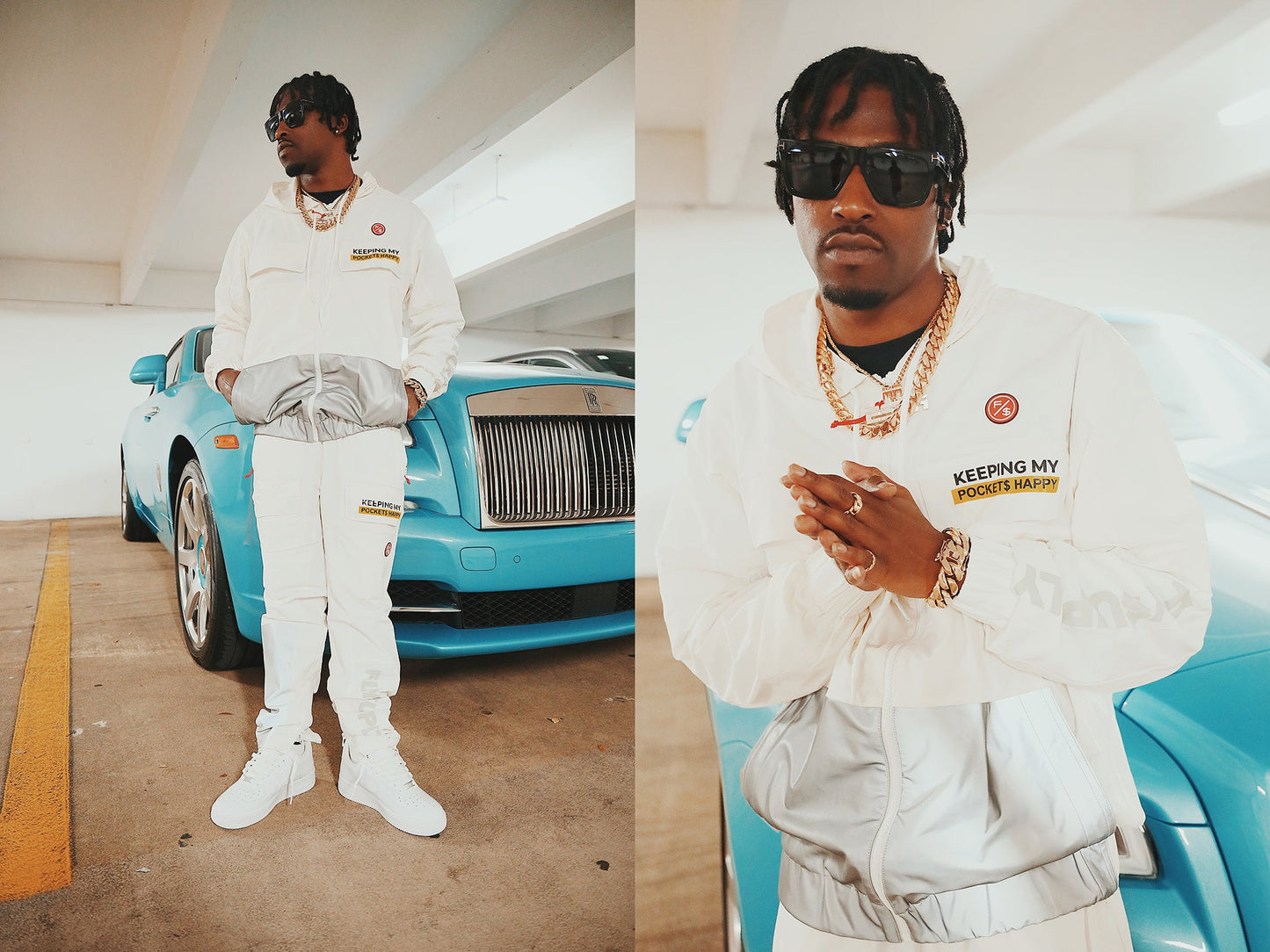 Happy Pockets Windbreaker Zip-Up Jacket