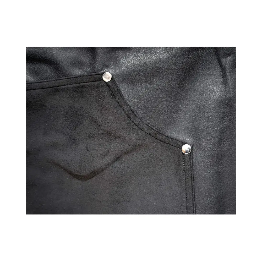 Saint Vegan Leather Shorts.