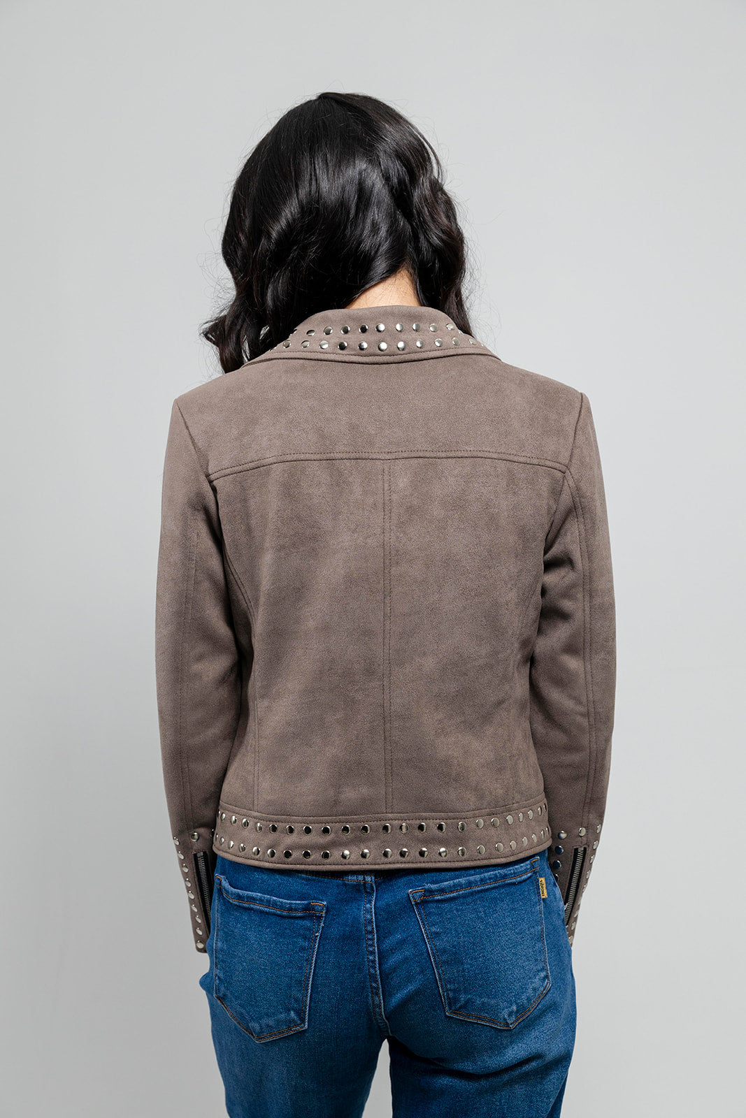 Sandy  Vegan Faux Leather Jacket