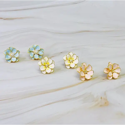 Scarlett Art Of Flower Earrings.