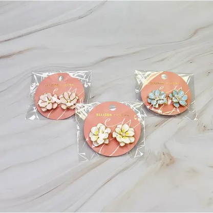 Scarlett Art Of Flower Earrings.