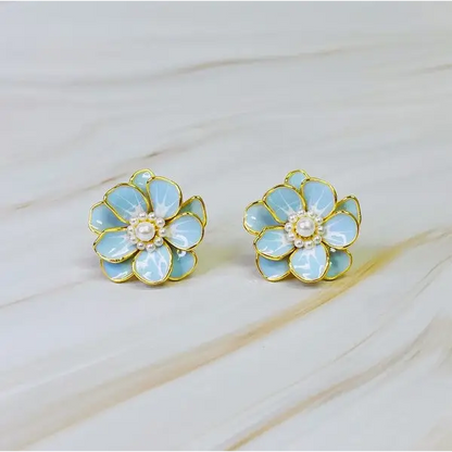 Scarlett Art Of Flower Earrings.