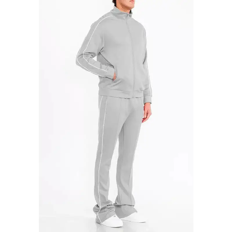 Side Pipe Tracksuit Set.