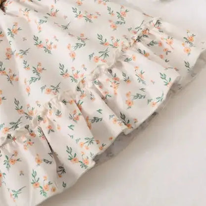 Single Shoulder Top and Printed Skirt Set.