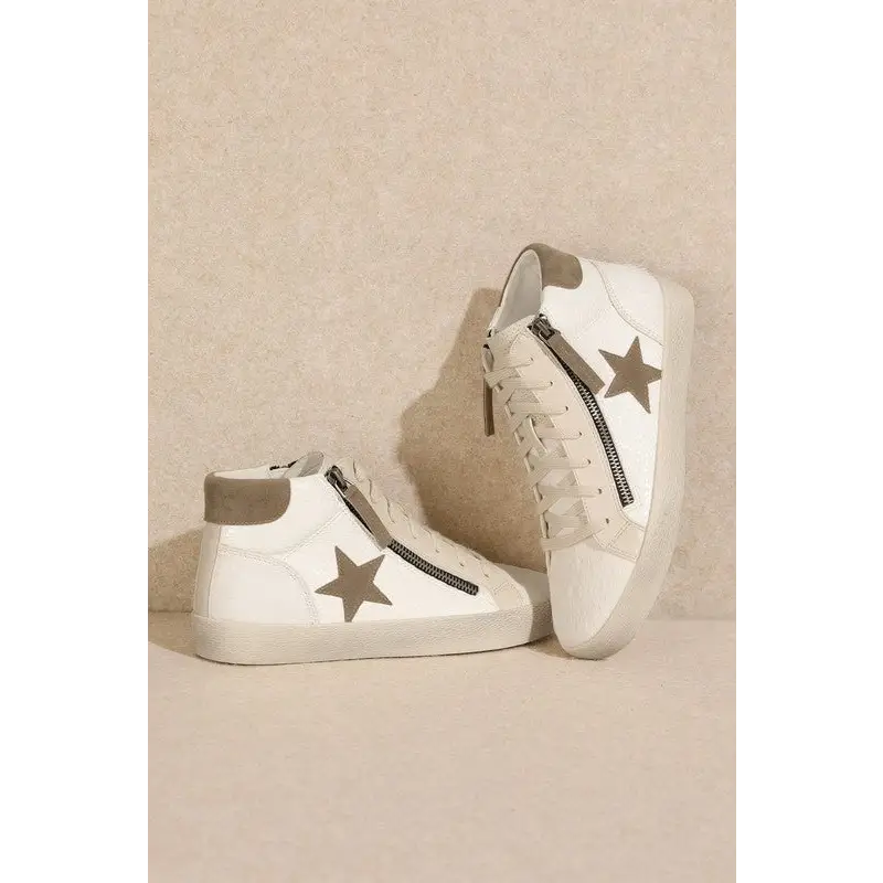 Star, High Top, Sneakers.