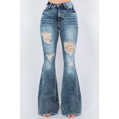 Storm Bell Bottom Jean Inseam 30".