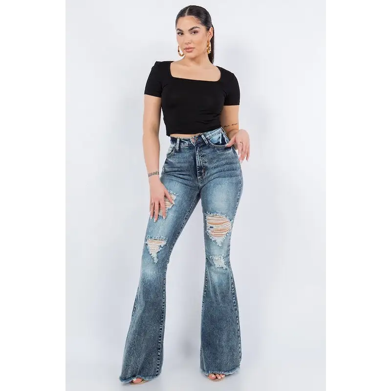 Storm Bell Bottom Jean.