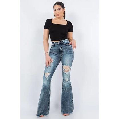Storm Bell Bottom Jean.