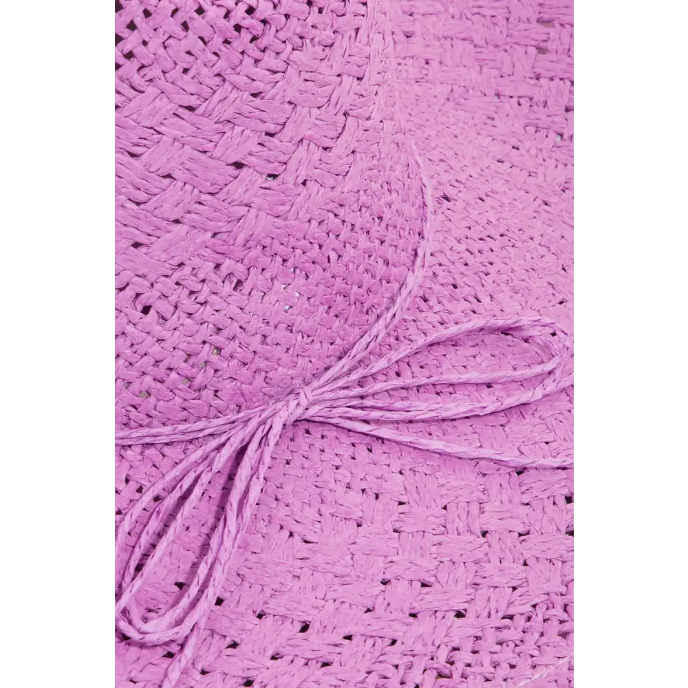 Straw Braided Sun Hat.