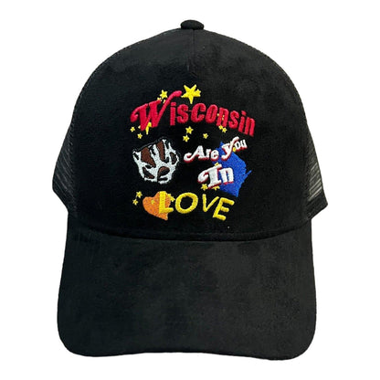 Supra Sneakers State Pride trucker hat in black