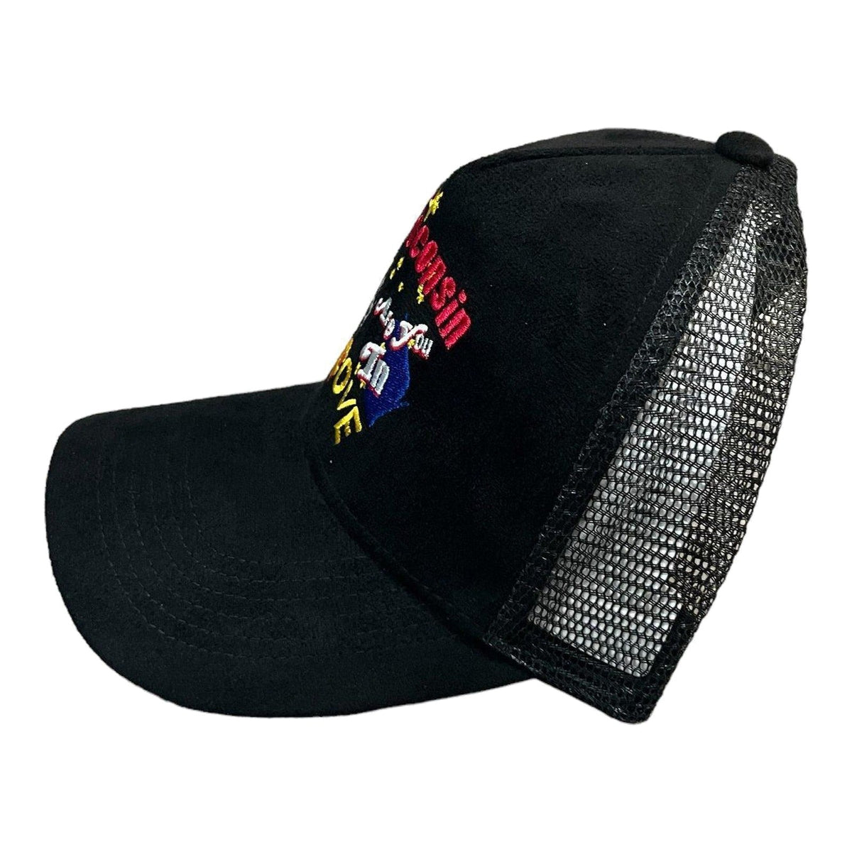 Supra Sneakers State Pride trucker hat in black