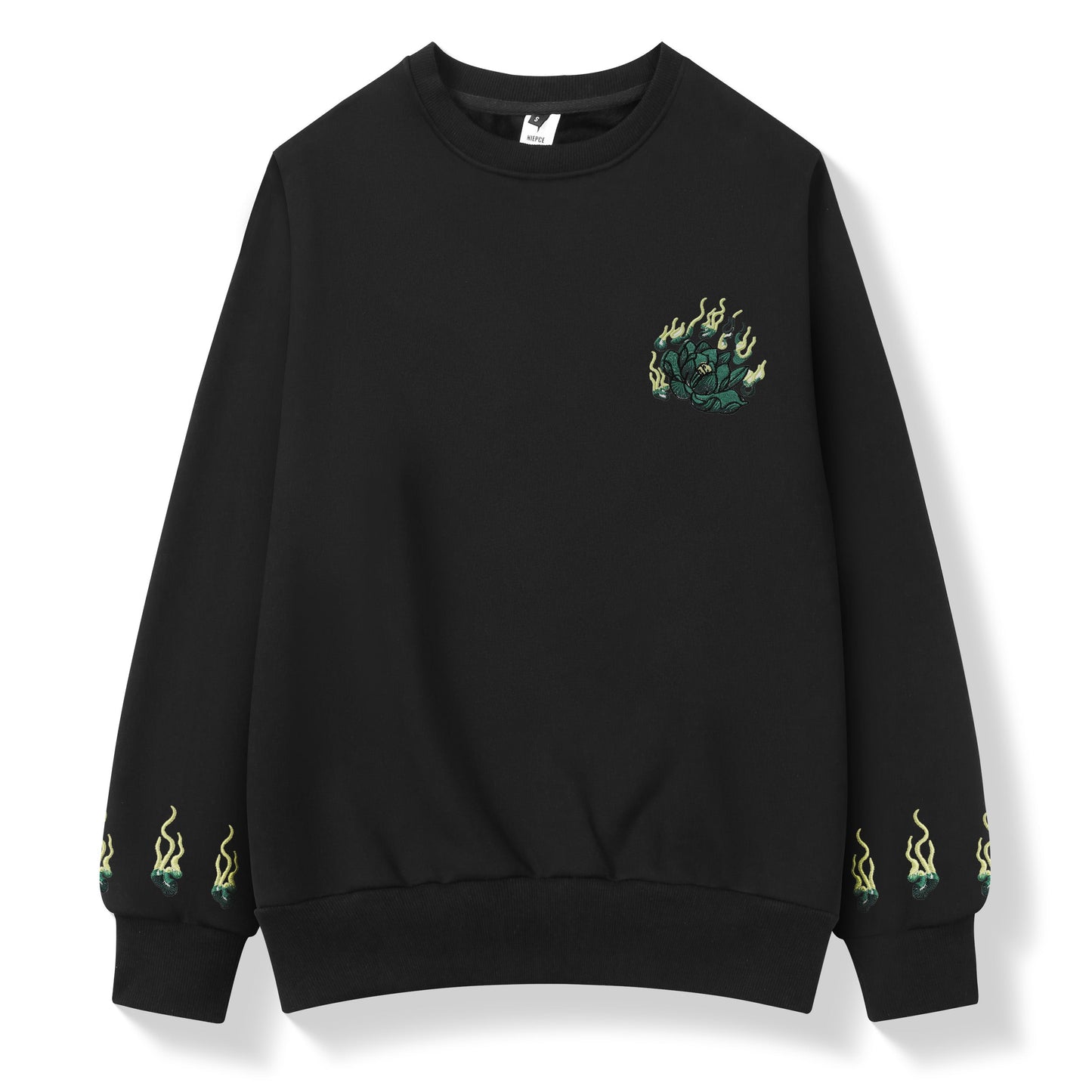 Emerald Kirin Embroidery Sweater