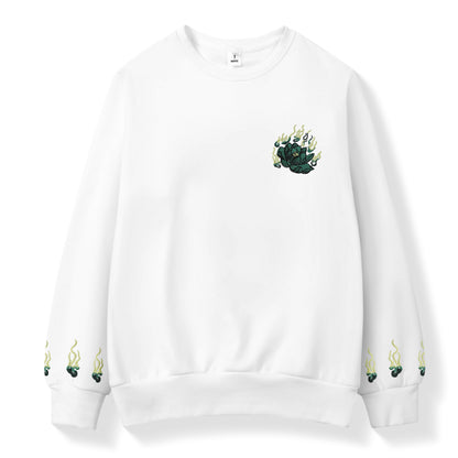 Emerald Kirin Embroidery Sweater