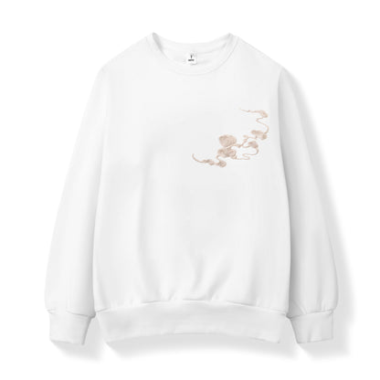 Raging Panther Embroidery Sweater