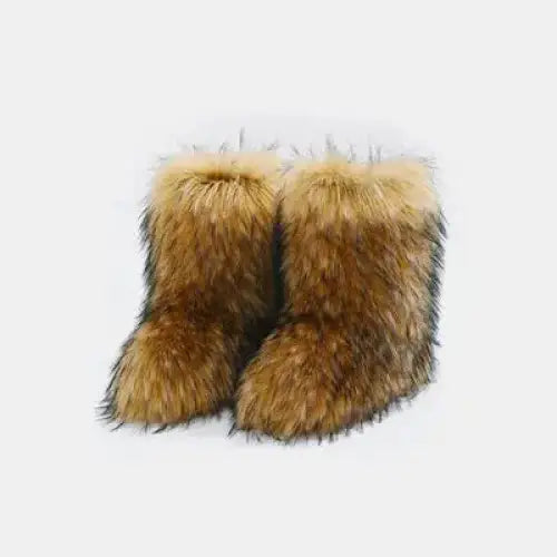 Thermal Fuzzy Platform Boots.