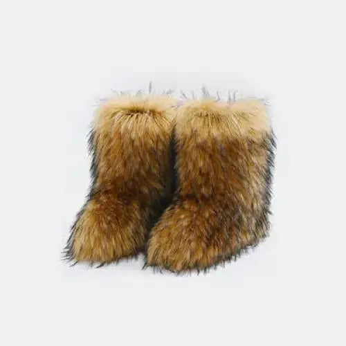 Thermal Fuzzy Platform Boots.