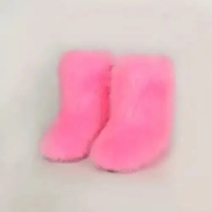 Thermal Fuzzy Platform Boots.