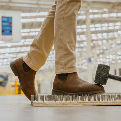 STEEL TOE CHELSEA TULSA TOBACCO