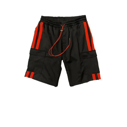 Two Stripe Cargo Pocket Track Jacket Short Suit.