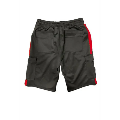 Two Stripe Cargo Pocket Track Jacket Short Suit.