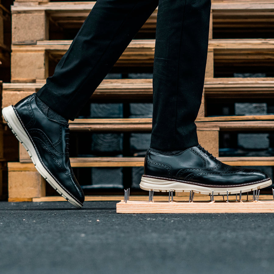STEEL TOE OXFORD SHOE VOLTA BLACK