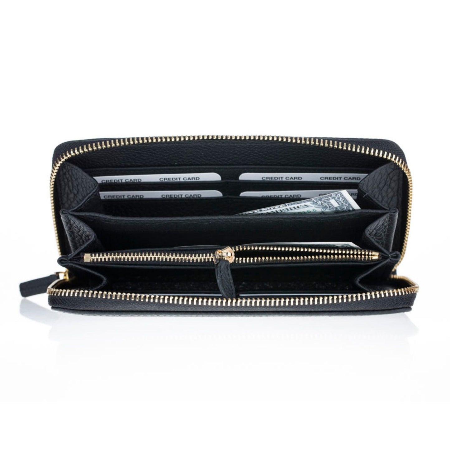 Westminster Handmade Full-Grain Leather Zippered Wallet