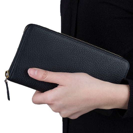 Westminster Handmade Full-Grain Leather Zippered Wallet