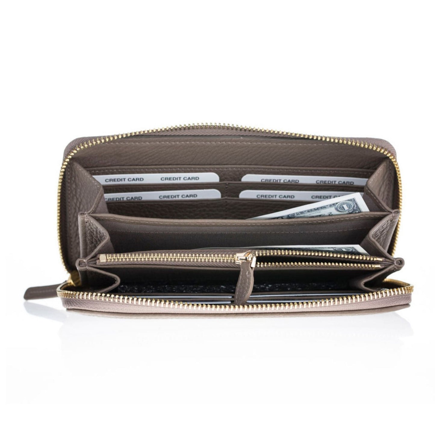 Westminster Handmade Full-Grain Leather Zippered Wallet