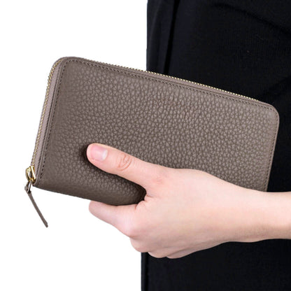 Westminster Handmade Full-Grain Leather Zippered Wallet