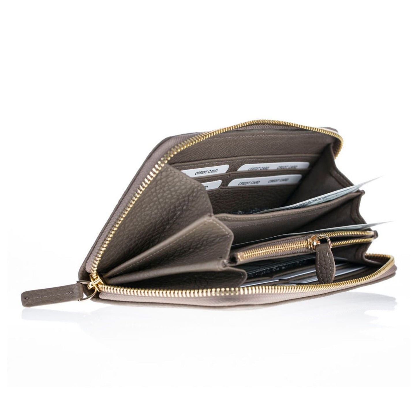 Westminster Handmade Full-Grain Leather Zippered Wallet