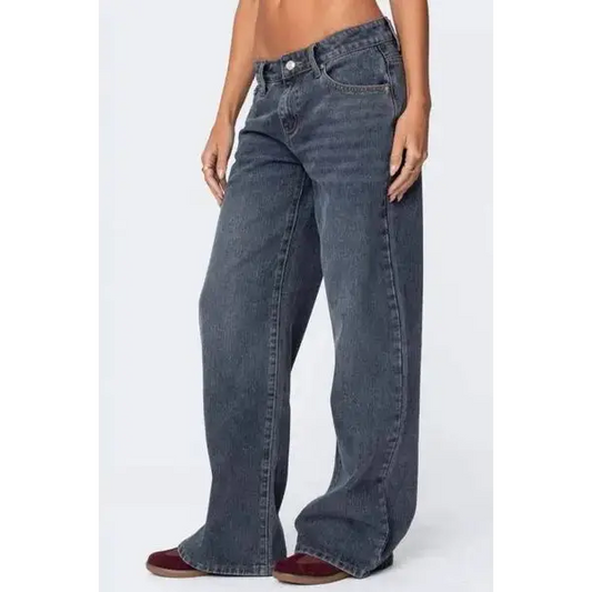 Wide Leg Jeans with Pockets.